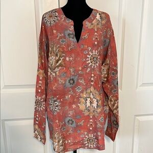 Floral Print Women's Top